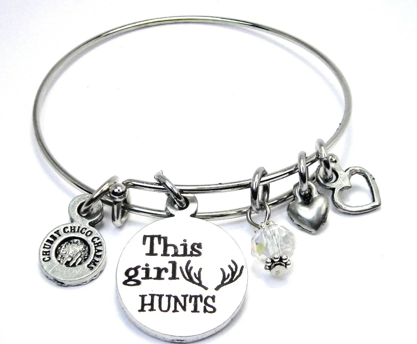 This girl hunts Bangle Expandable Bracelet - Southern Sassy Boutique