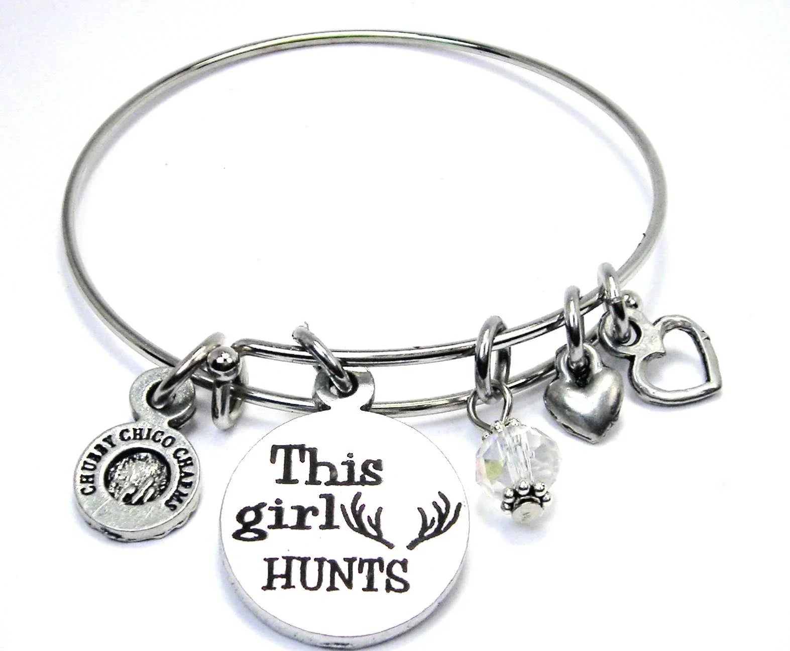 This girl hunts Bangle Expandable Bracelet - Southern Sassy Boutique