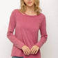 Cut-Out Long Sleeve Top