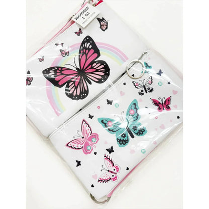 Butterfly Design Printed Cosmetic Pouch - Southern Sassy Boutique