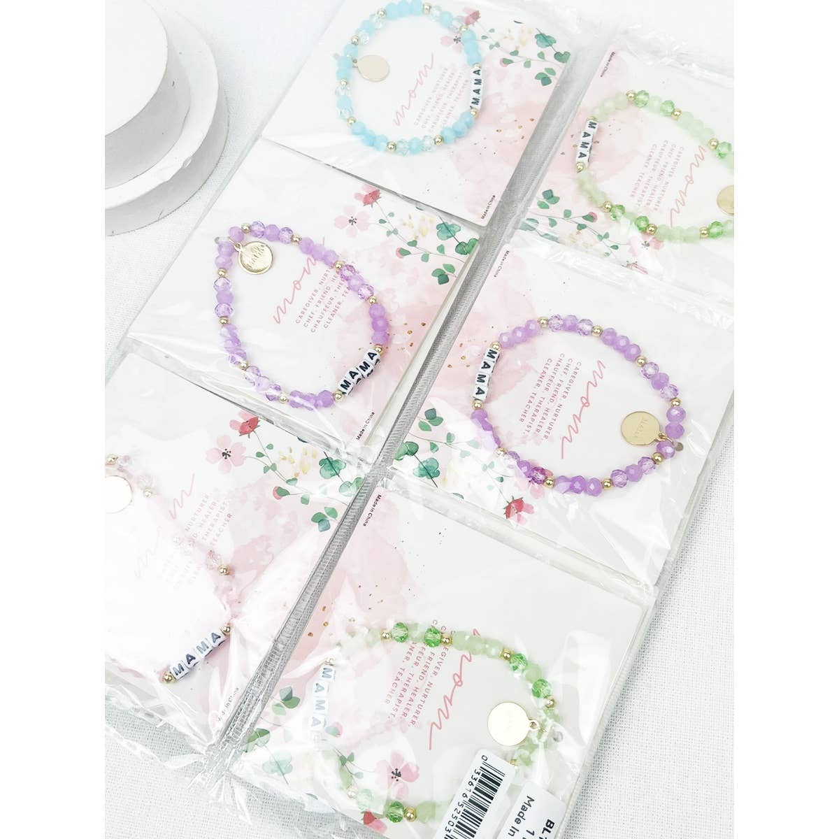 Soft Tone Beads MAMA Inpirational Bracelet