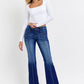 Low Rise Relaxed  Flare with Front  Pockets