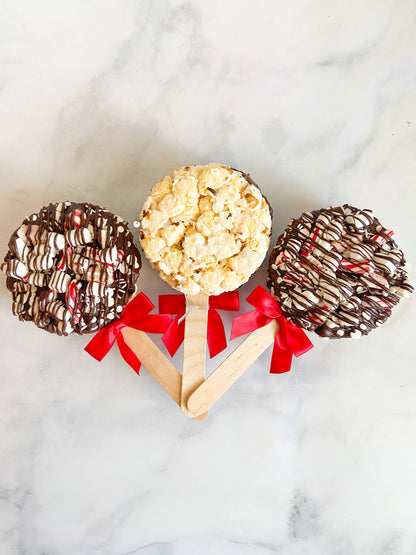 Chocolate Candy Cane Gourmet Popcorn Pop