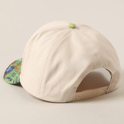 Feelin' Salty Letter Embroidery Floral Trucker Hat - Southern Sassy Boutique