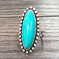 750195, Turquoise Adjustable Ring