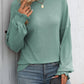 Ribbed Knit Long Sleeve Top
