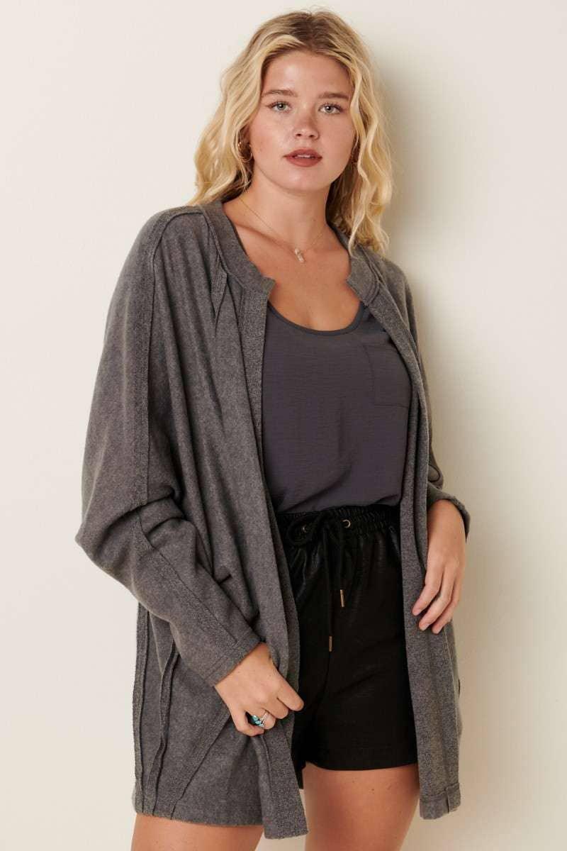 DOLMAN SLEEVE CARDIGAN - Southern Sassy Boutique