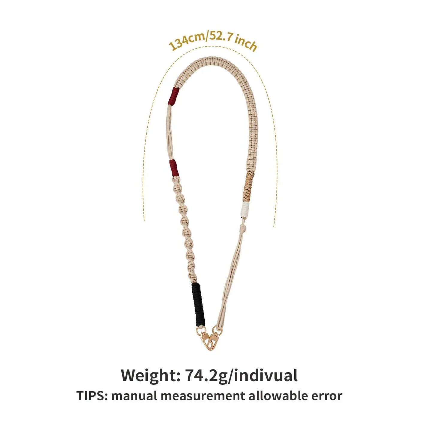 Handmade Adjustable Rope Lanyard Phone or Bag Strap - Southern Sassy Boutique