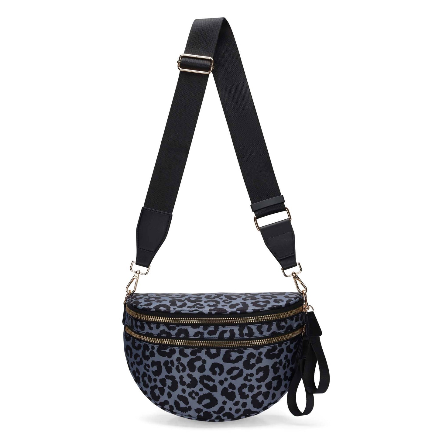 Paulina Nylon Waterproof Multi-Compartment 10" Crossbody Bag