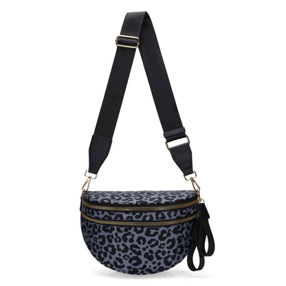 Paulina Nylon Waterproof Multi-Compartment 10" Crossbody Bag