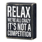 Box Sign - All Crazy