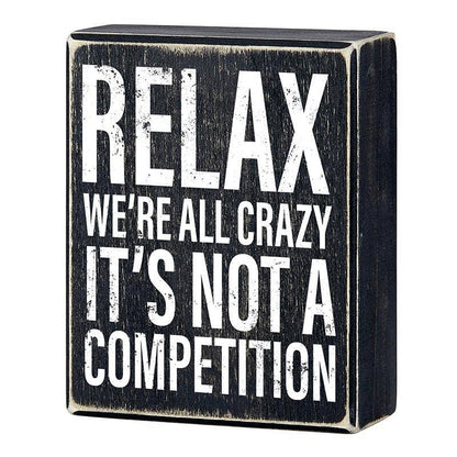 Box Sign - All Crazy