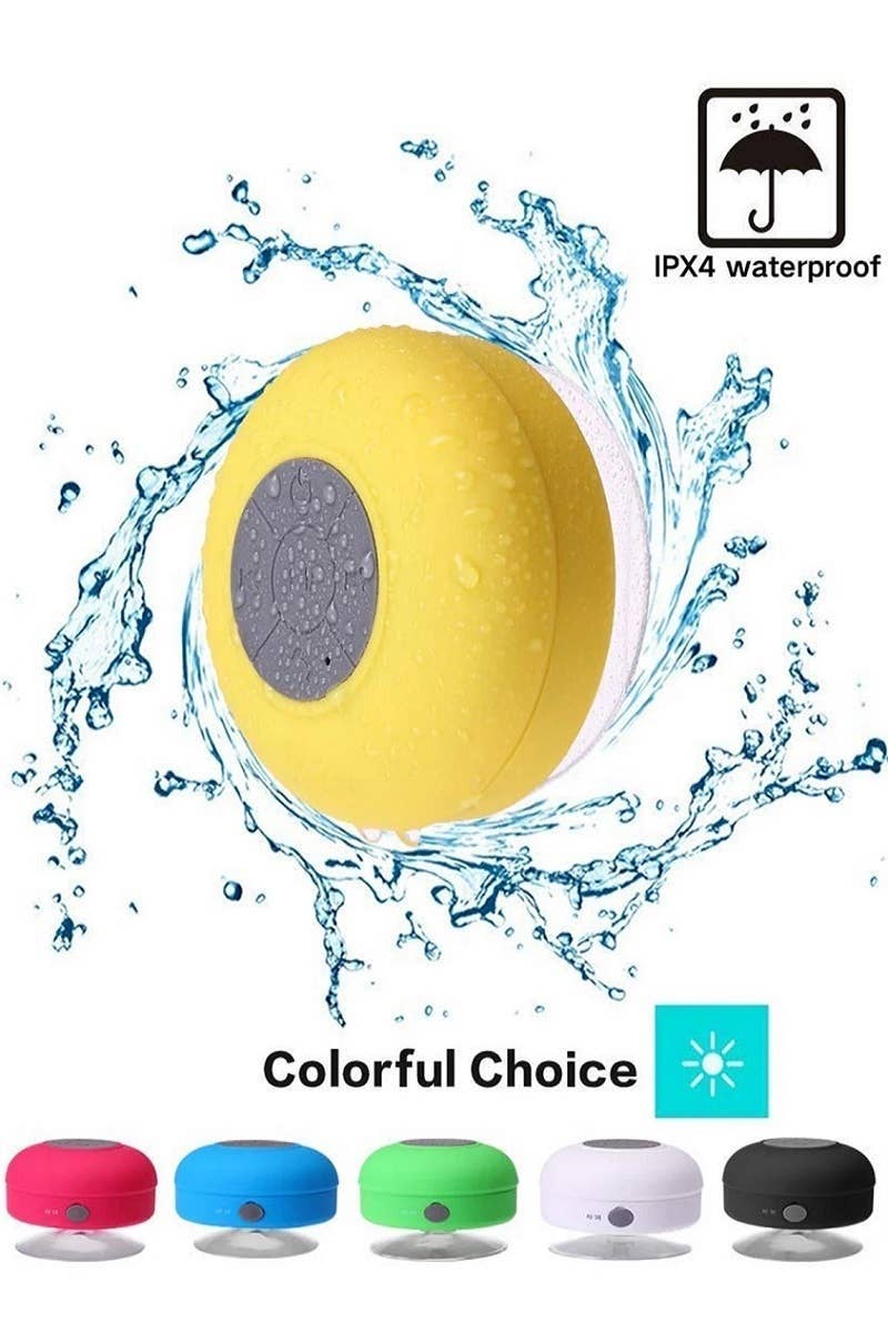 Portable Bathroom Bluetooth Led Speaker