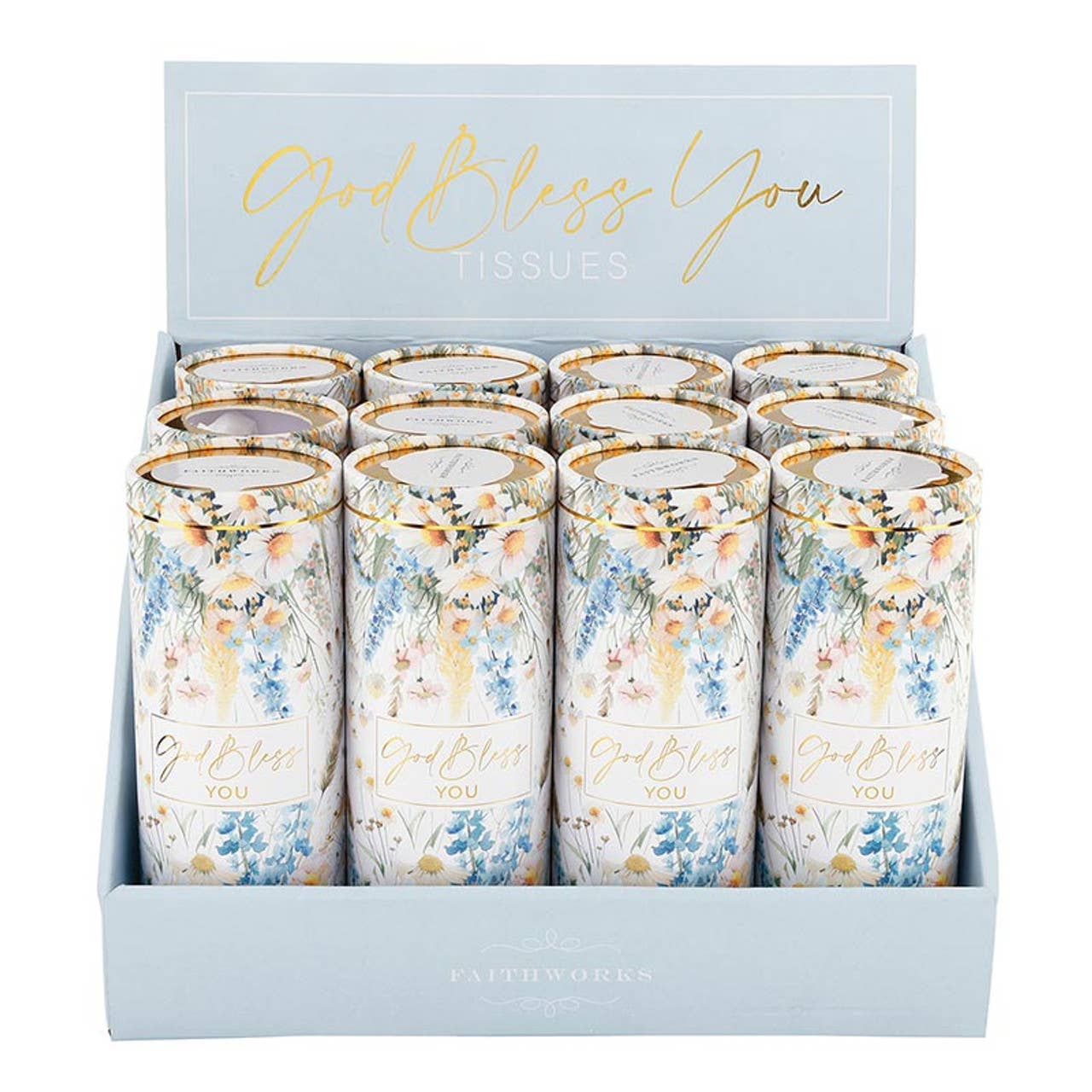 Wildflower God Bless You Tissue