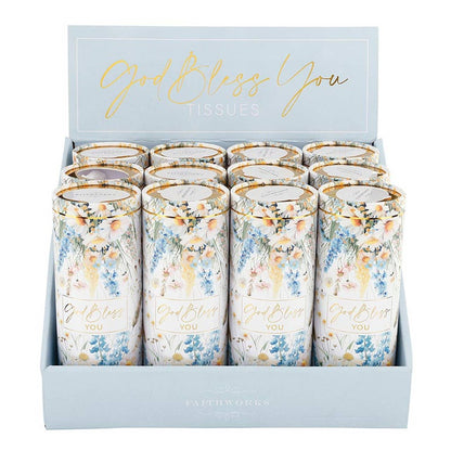 Wildflower God Bless You Tissue