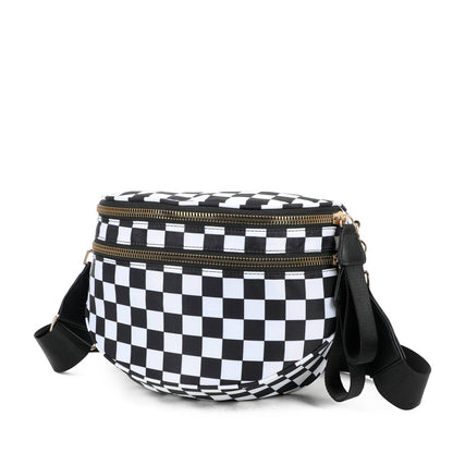 Paulina Nylon Waterproof Multi-Compartment 10" Crossbody Bag - Southern Sassy Boutique