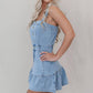 Chic Sleeveless Denim Dress For Women
