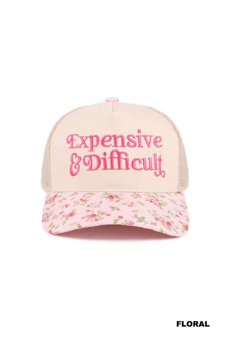 Expensive & Difficult Mesh Snapback Ball Cap