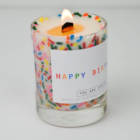 Mini Happy Birthday Candle and Shot Glass!
