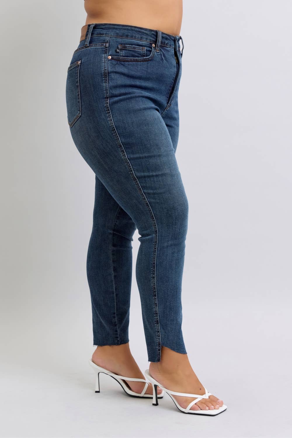 HW Tummy Control Step Hem Skinny