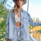 High Luxury Embellished Sparkle Stone Stripe Jacket
