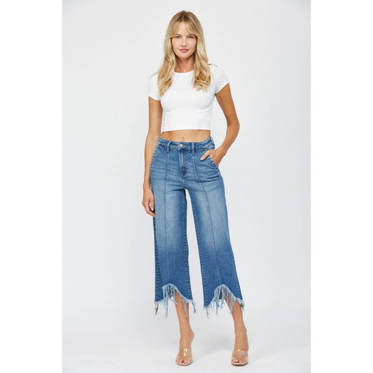 HIGH RISE CROPPED WIDE LEG