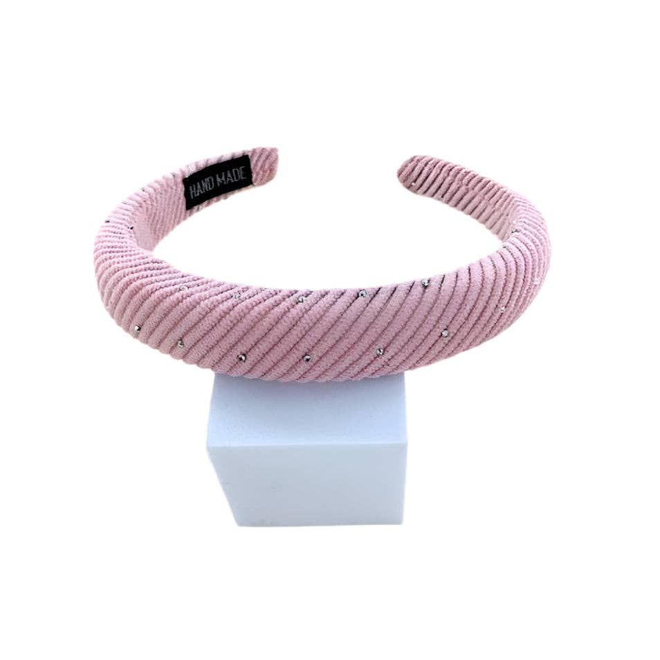 GYH12916 - Ribbed Sparkle Puff Headband