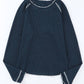 Waffle Knit Long Sleeve Top