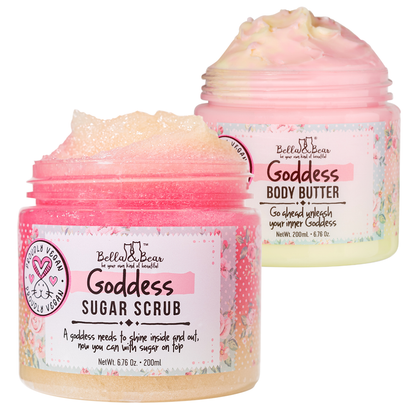 Goddess Gift Set - 3-in-1 Body Scrub & Goddess Body Butter
