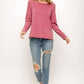 Cut-Out Long Sleeve Top
