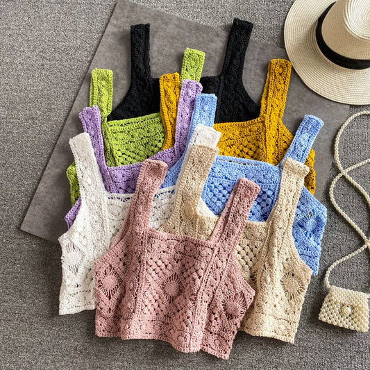 Crochet Knit Tank Top