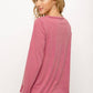 Cut-Out Long Sleeve Top