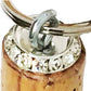 Charm Rhinestone & Cork Design Keychain
