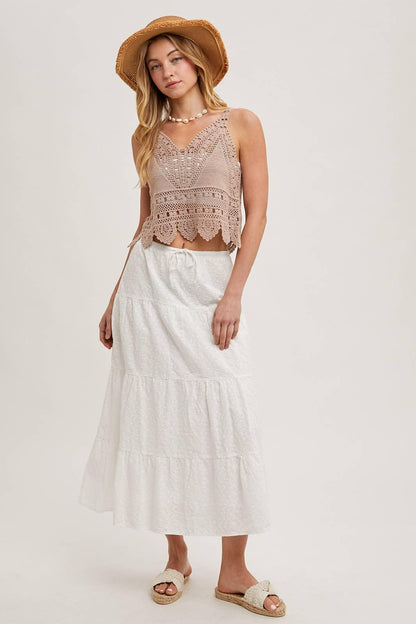 CROCHET LACE TANK - Southern Sassy Boutique