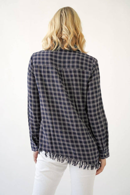 Plaid Flannel Shirt - Southern Sassy Boutique