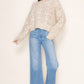 Long Sleeve Solid Knit Top with Side Buttons