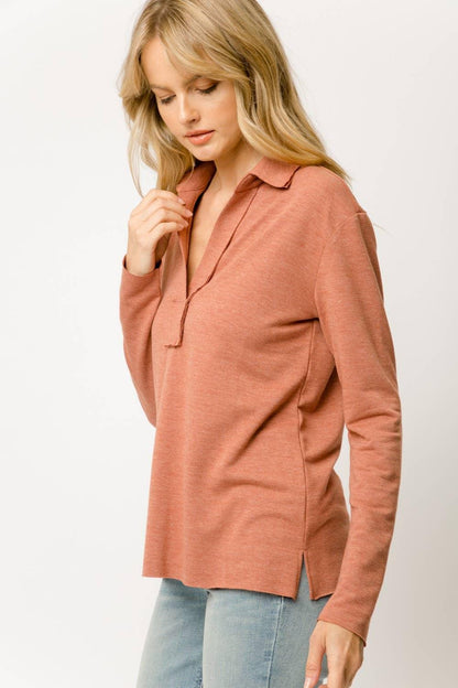 Collared Pullover - Southern Sassy Boutique