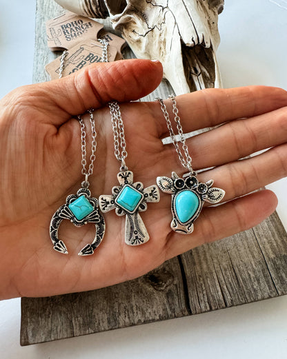 Western Squash Blossoms Necklace