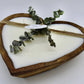Large Heart Dough Candle