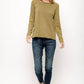 Cut-Out Long Sleeve Top