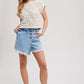 KNIT SWEATER SHORT SLEEVED PULLOVER