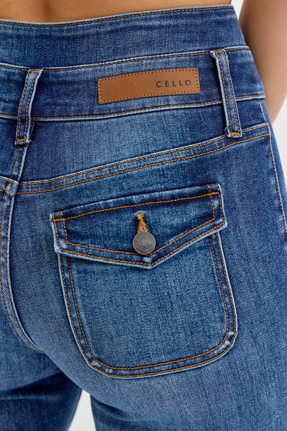 Super High Rise Double WB Flare - Southern Sassy Boutique