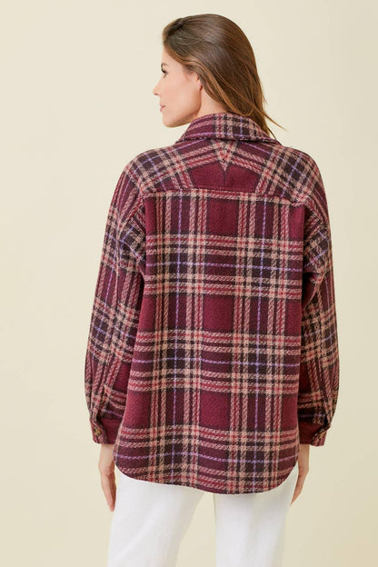 Plaid Shacket - Southern Sassy Boutique