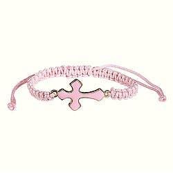 Enamel Cross/Braid Cord Bracelets - Southern Sassy Boutique