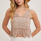 CROCHET LACE TANK
