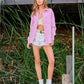 High Luxury Embellished Sparkle Stone Stripe Jacket