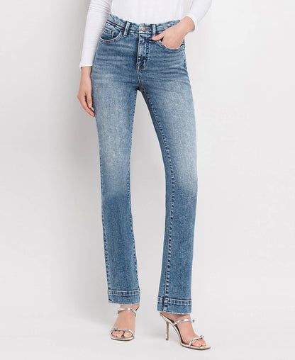 TUMMY CONTROL HIGH RISE BOOTCUT JEANS - Southern Sassy Boutique