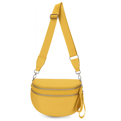 Paulina Nylon Waterproof Multi-Compartment 10" Crossbody Bag