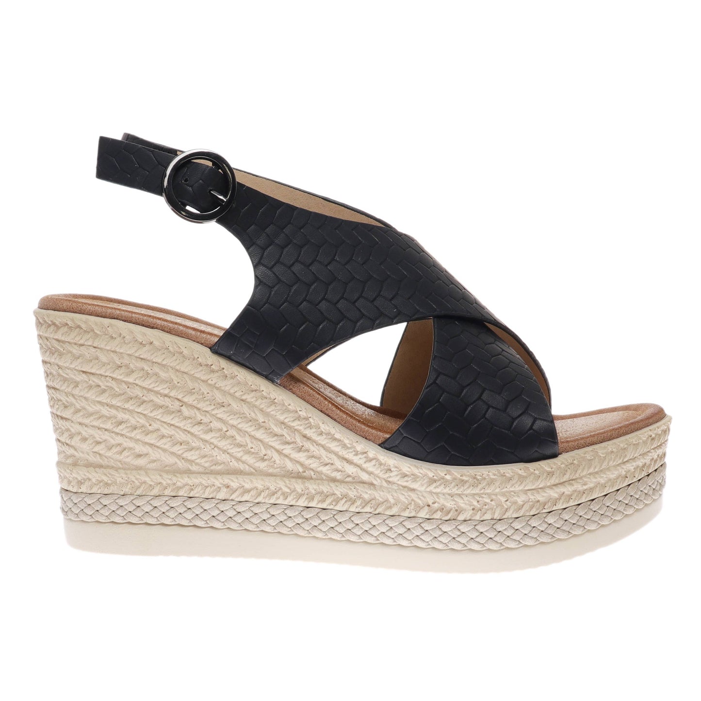 Passion Pierre Dumas Rattan Wedge Sandal