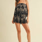 LACE TUBE TOP AND SHORTS SET